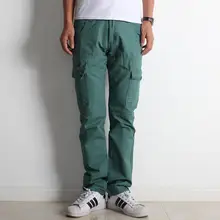28-36 однотонная уличная Мужская s брюки модные мужские брюки прямые мужские брюки в Корейском стиле военные брюки карго 36