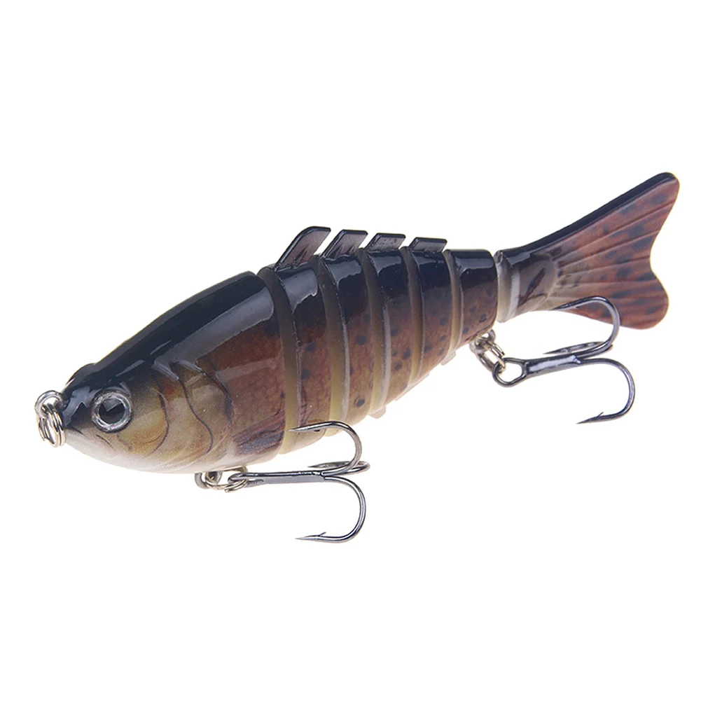 NEW 10cm Life-like Fake Fishing Lures Multi Jointed Swimbaits Slow Sinking Hard Lure | Спорт и развлечения