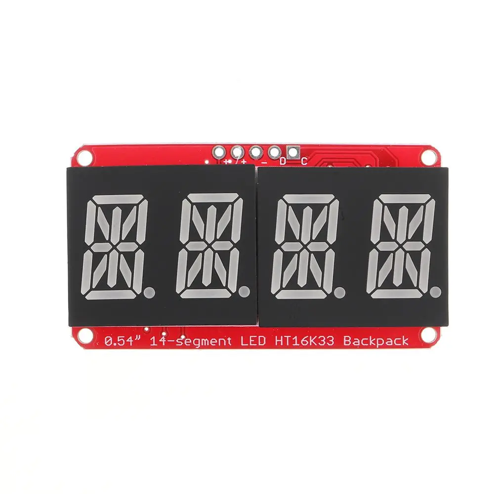

1PCS Red/Green 4-bit Meter Digital Tube Module 0.54 Inch LED Display Digital Tube Module I2C control 2-line Digital Tube