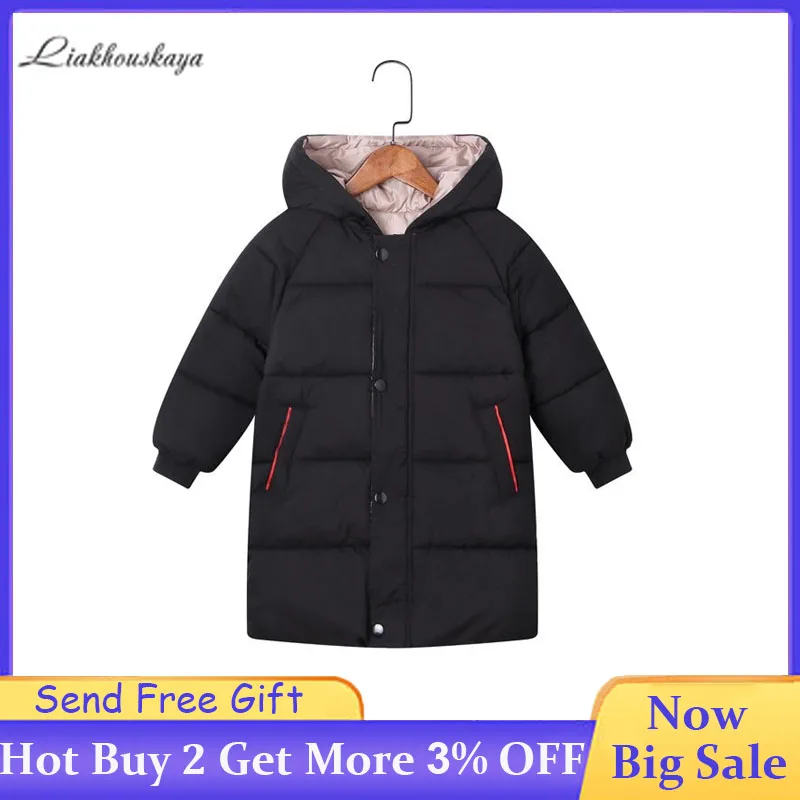 Зимняя куртка для девочек 2019 осень-зима в Корейском стиле отдыха Пальто с