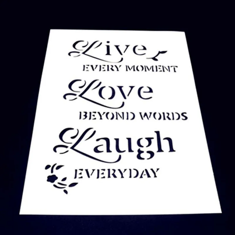 Комплект из 2 предметов Трафареты перфорированная ткань с напечатанным принтом