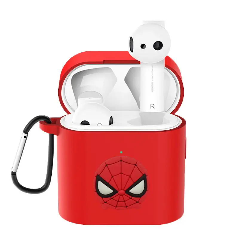 Red 4 Чехол FIFATA из ТПУ для Xiao mi Airdots Pro 2 защита для наушников Мстители Alliance рамка для mi Air 2 TWS аксессуары - Цвет: Red 4