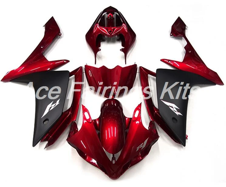4 бесплатные подарки ABS Полный Обтекатель подходит для Yamaha YZF1000 R1 2007 2008 07 08 YZF R1 обтекатели на заказ комплект красный черный матовый