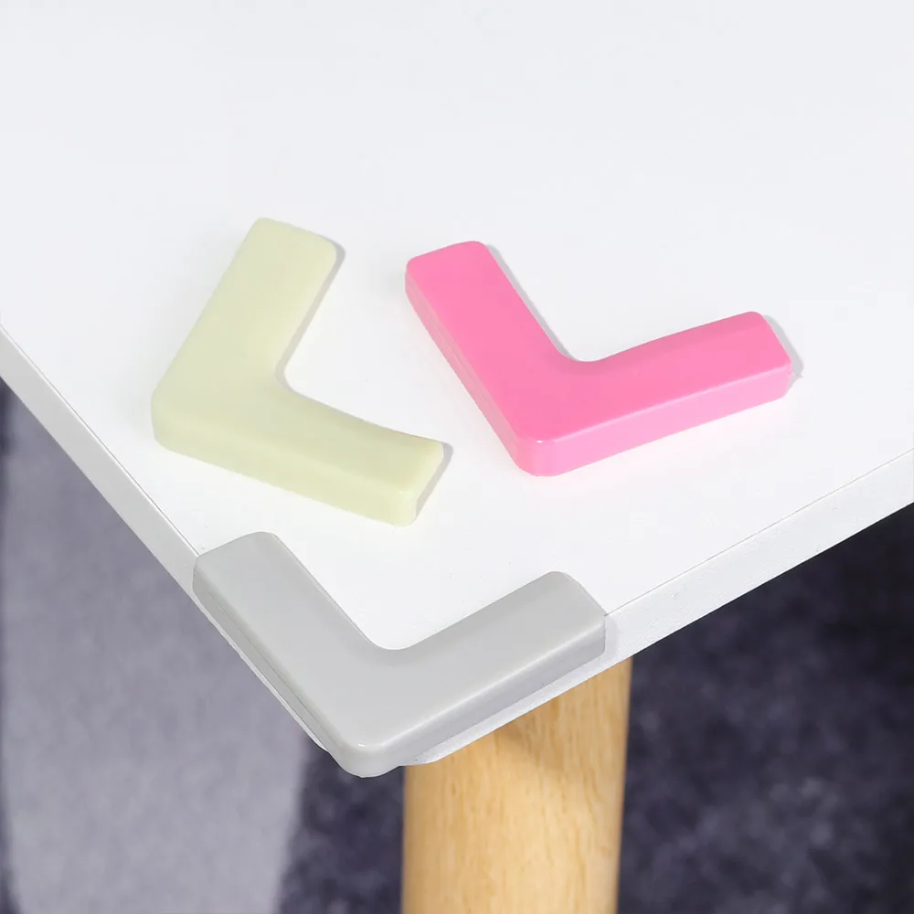 Protectores de esquina de seguridad para bebés, silicona suave a prueba de golpes, protección para la cabeza de la ventana, protección para esquinas de bordes, 4 Uds.