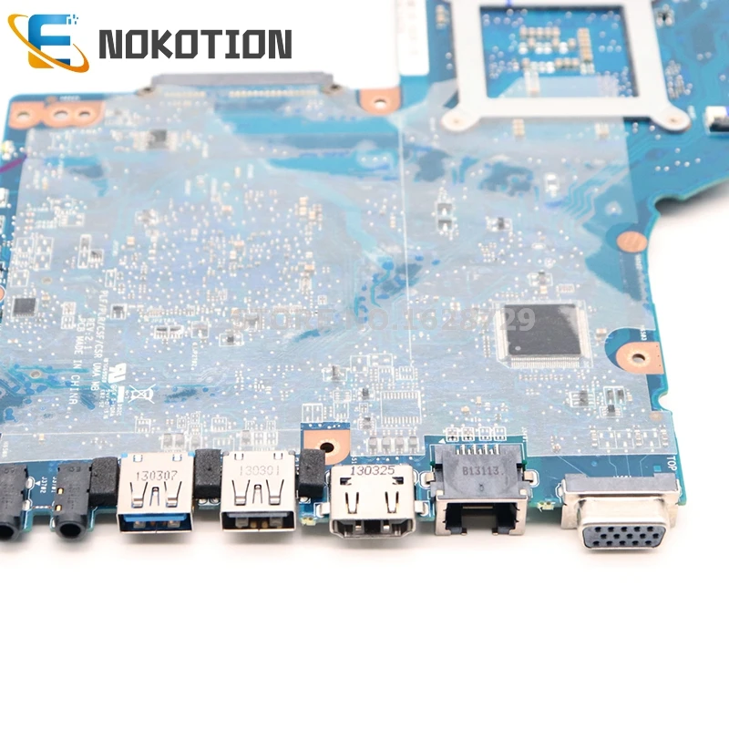 NOKOTION H000052740 основная плата для Toshiba Satellite L850 C850 Материнская плата ноутбука 15,6 дюйма HM70 GMA HD DDR3 работает Бесплатная ЦП