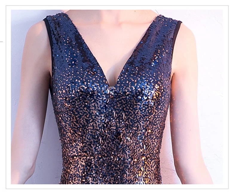 Sequins сексуальное платье Cheongsam с глубоким v-образным вырезом, китайское вечернее платье, длинное женское платье, элегантное платье Qipao для ночного клуба