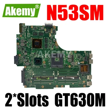 

N53SM Motherboard 2*Slots GT630M 2G For ASUS N53S N53SV N53SN N53SM laptop Motherboard N53SM Mainboard Test work 100%