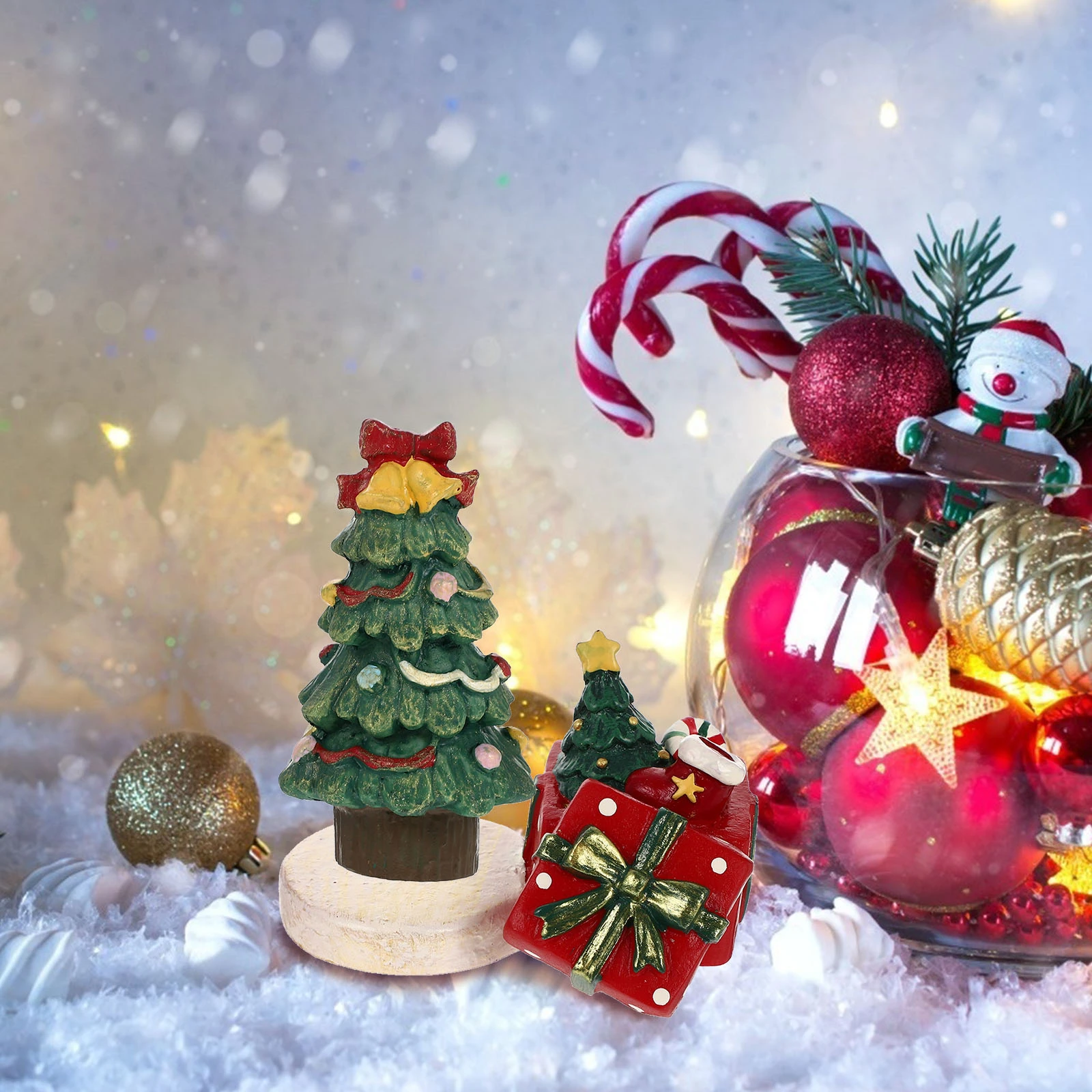 2 piezas de adornos decorativos de Navidad, adornos de decoración de Micro y adornos forma de gota| - AliExpress