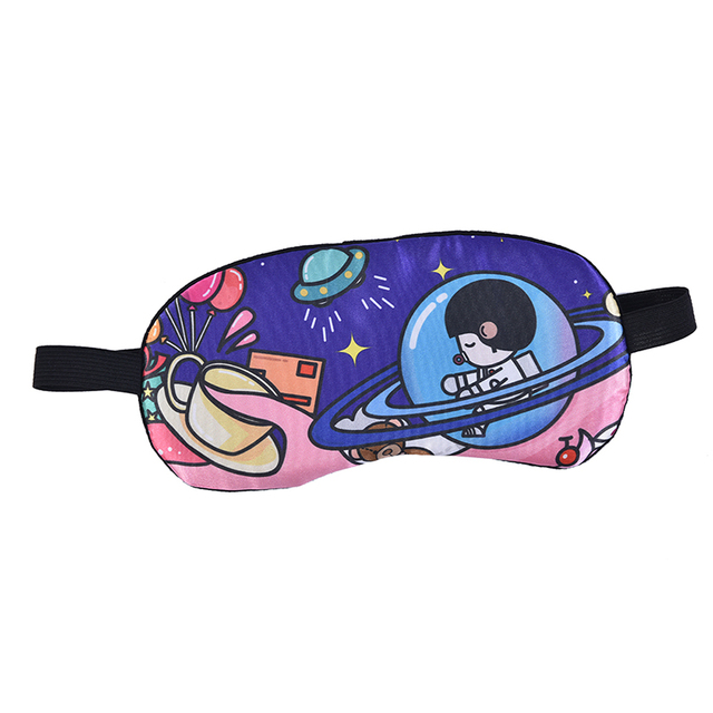 Cover Sleeping Mask Cotton Cartoon Cute Creative Funny Eyepatch Sleep Mask Travel Relax Eye Band Sleeping Aid Blindfold