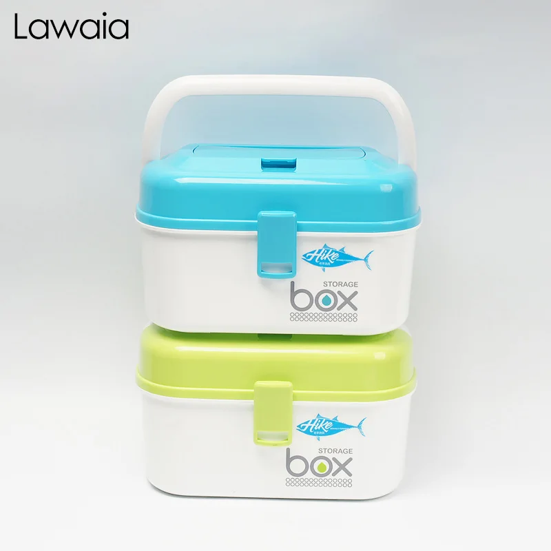 

Lawaia fishing Box Waterproof Accessories Road Sub-box Storage Hooks Fish Lines Collection Small Accessories Storage Box Fishing