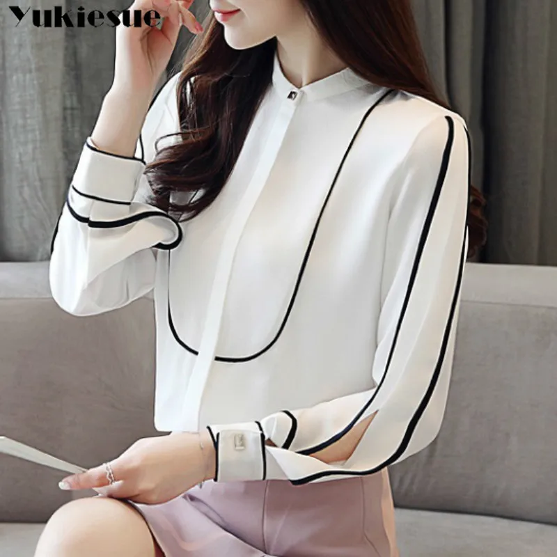 long sleeve OL office summer womens shirt blouse for women blusas womens tops and blouses