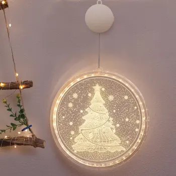 

Christmas Decoration Lights 3D Hanging Lamp Room Decoration Christmas Tree Modeling Light Holiday Decoration Lights