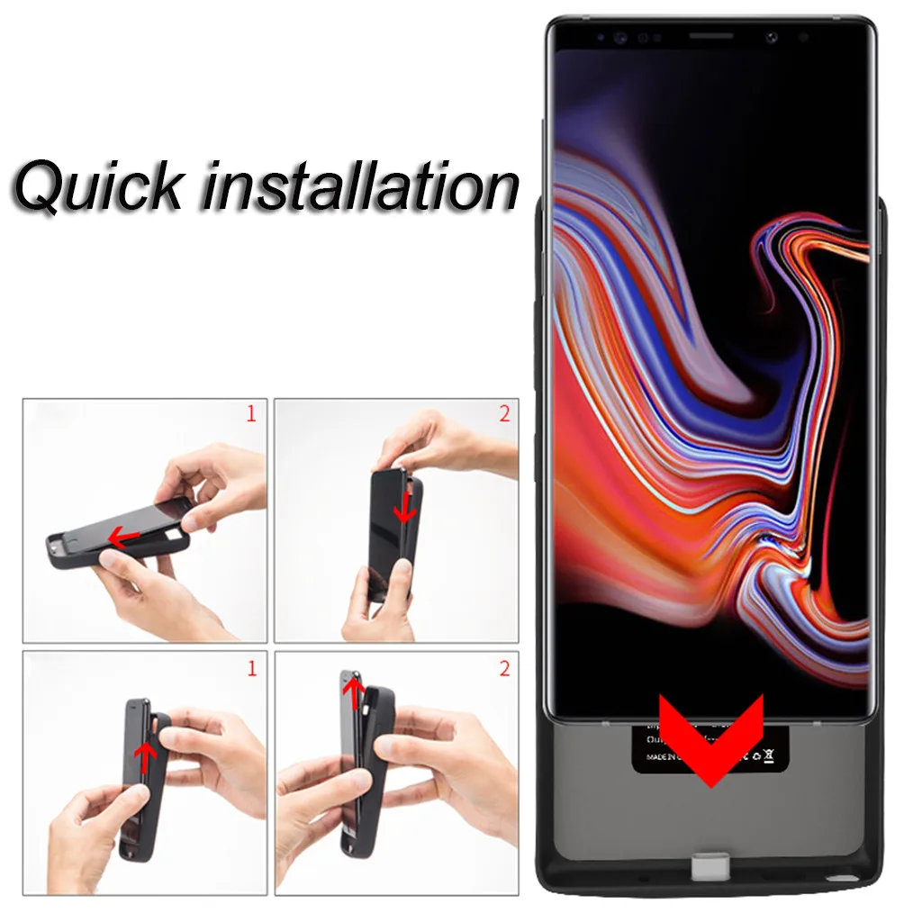 Расширенный Аккумулятор 6000 мАч чехол для зарядки телефона для samsung Note10+ 6,8 дюйма power bank# G2