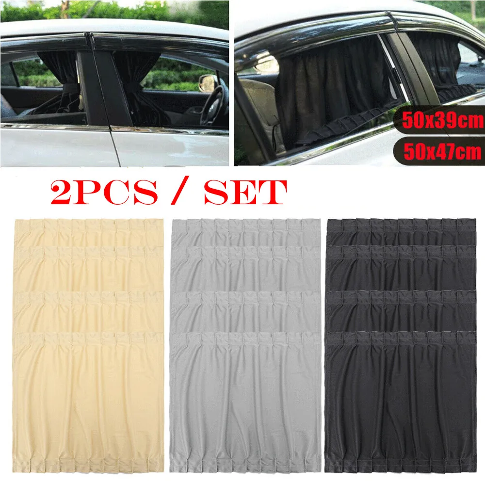 

50cm Car UV Protection Sun Shade Curtains Side Window Visor Cover Shield
