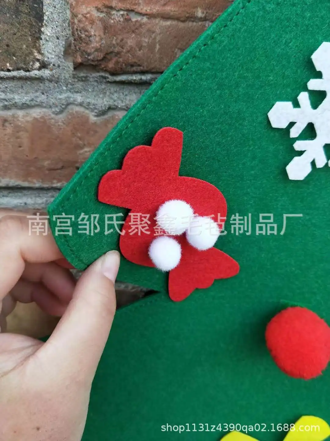 Детский Войлок DIY рождественская елка Рождественское украшение профессиональные настраиваемые каждый размер Стиль войлочные изделия
