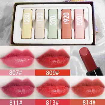 

Matte Lipstick Moisturizing Easy To Color Long-lasting Colorfast Lipstick Cosmetic Good Use