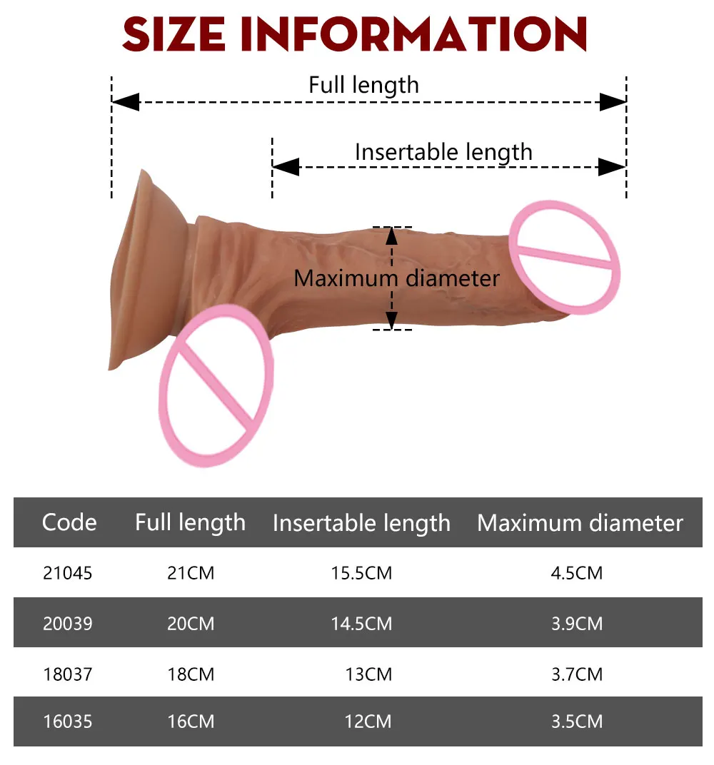 Realistic Penis Super Huge Big Dildo Silicone Flexible With Suction Cup Artificial Penis Female Masturbator Couples Gay Sex Toys (8)