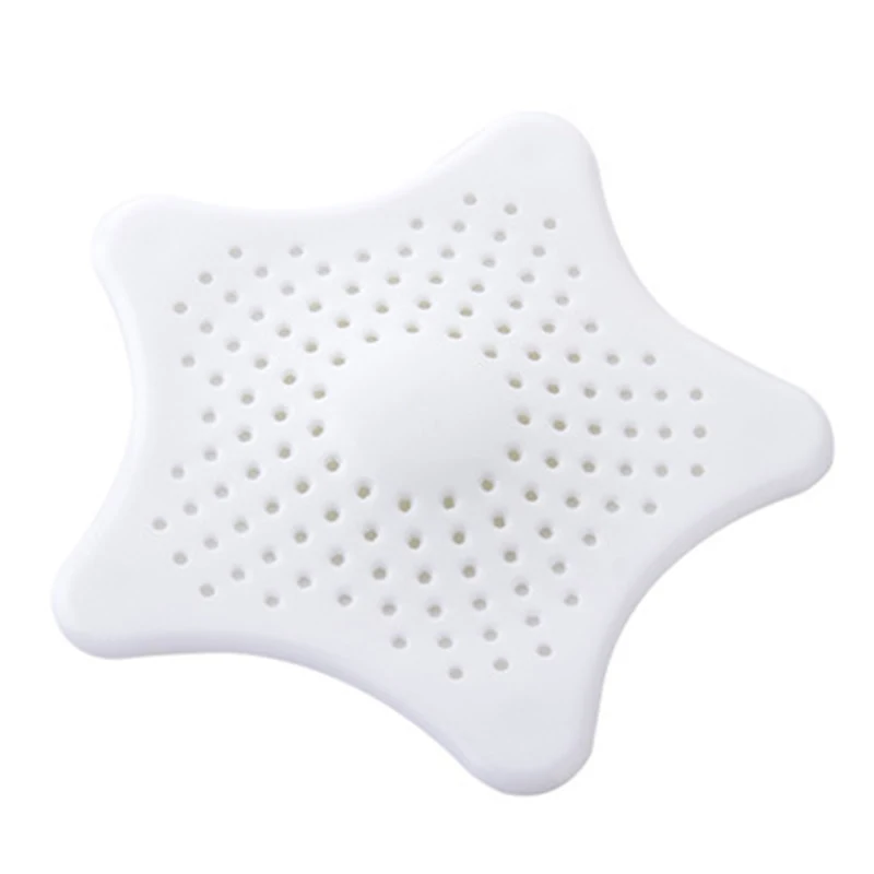 Anti-blocking Floor Drain Silicone Sucker Sewer Outfall Strainer Sink Filter Hair Stopper& Catcher Bathroom Kitchen Accessories - Цвет: Белый