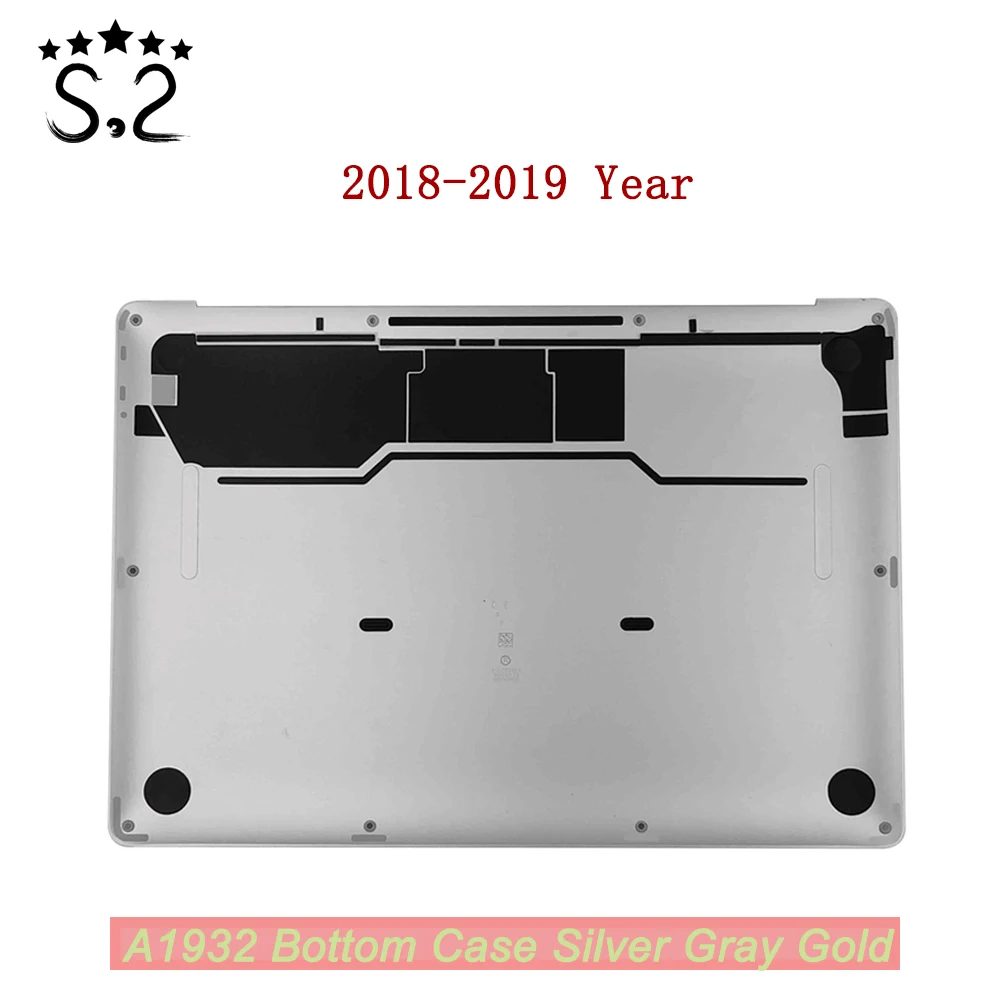 New A1932 Bottom Case For Macbook Air 13.3&quot Lower Cover 2018-2019 Year Gold Silver Space Gray EMC 3184 |