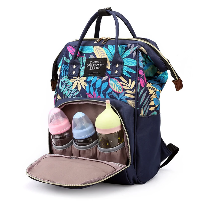 

QWZ New Fashion Maternity Large Diaper bag For Baby Large Capacity Nappy Bag Travel Mommy Bag For Baby Care Backpack For Mom