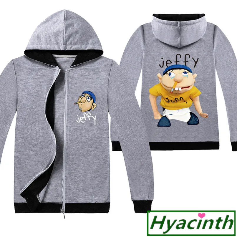 Jeffy/Детское пальто; толстовка с героями мультфильмов; одежда для маленьких девочек; куртки из чистого хлопка для малышей; куртка для мальчиков; Рождественская одежда для детей