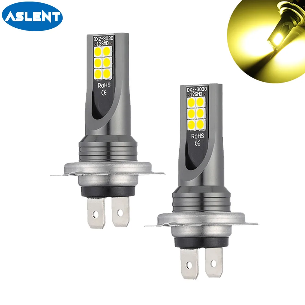 

2Pcs H7 H8 H11 HB3 9006 9005 LED Lamp Super Bright 3030SMD Car Fog Lights 6000K White Driving Running Bulbs for Auto Automotive