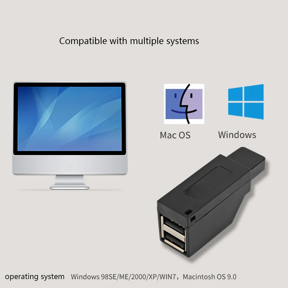 Универсальный мини 3 порта USB 3,0 концентратор Высокоскоростной разветвитель передачи данных адаптер для ПК ноутбука MacBook Pro многопортовый usb-хаб