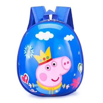 

Peppa Pig Backpack Doll Bag Girls Boys Kids Cute Backpack School Bag George Cartoon Bag Stuffed Plush Dolls Gifts Original 2020