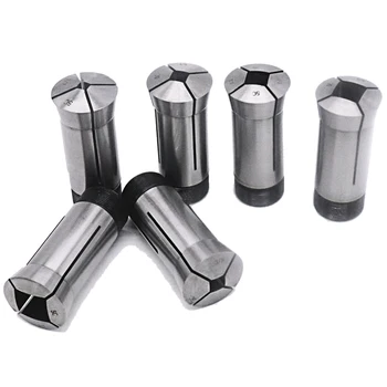 

6Pcs Square Hole Type 5C Collet Spring Collet ,Range From 4Mm 6Mm 8Mm 10Mm 12Mm 14Mm for Milling Machine