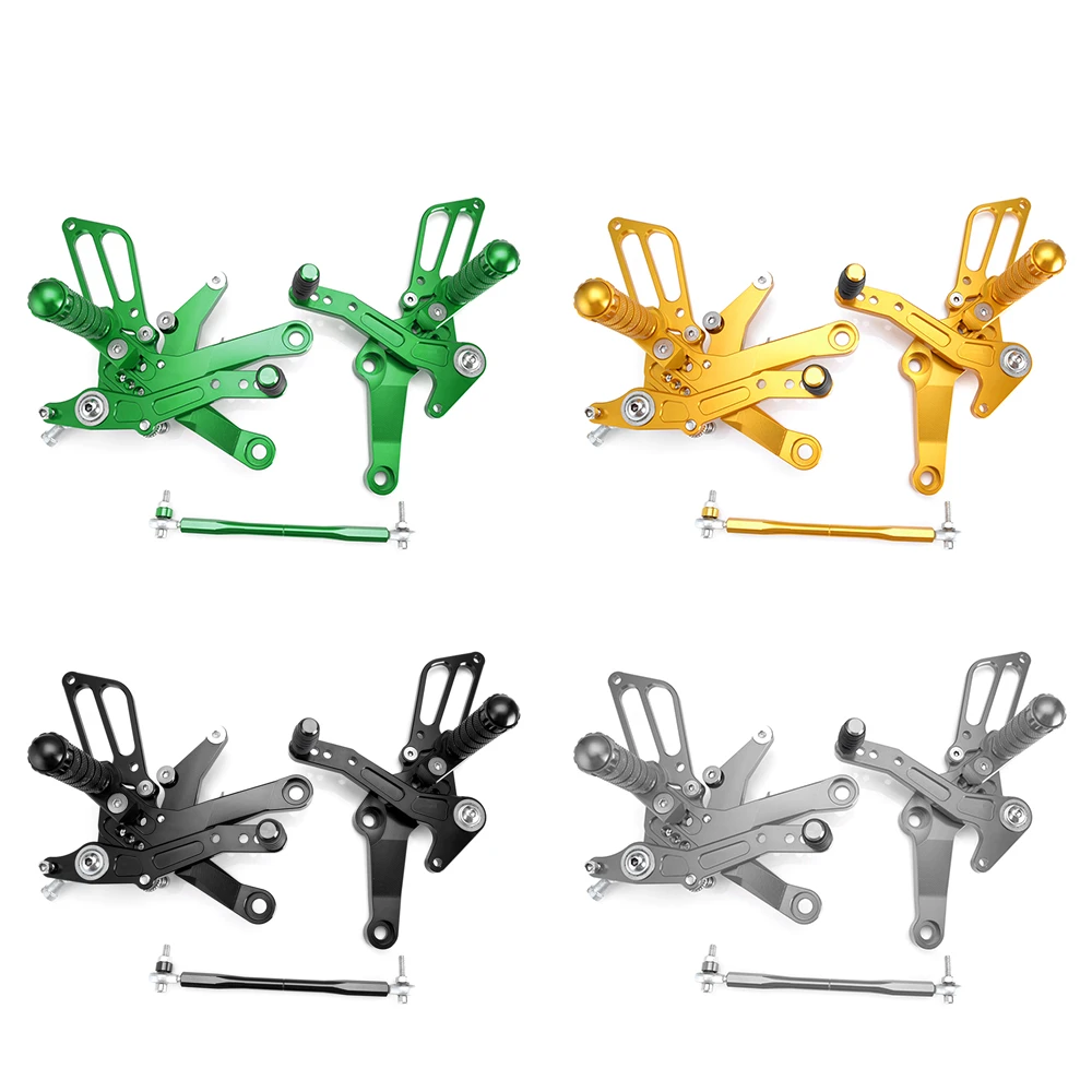 JAER для Kawasaki Ninja 400 250 подножки Регулируемый Алюминий Rearset сзади подножек подставки для ног