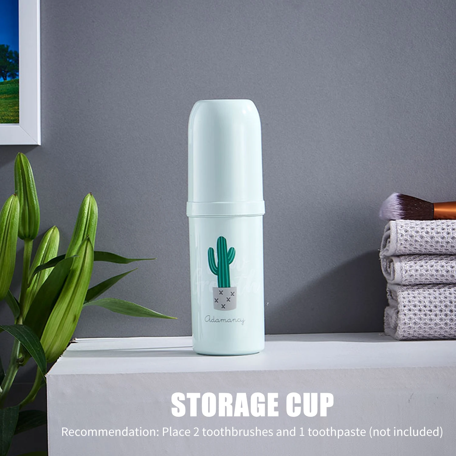 Toothpaste Toothbrush holder Case Organizer Storage Box travel Accessories tooth brush holder