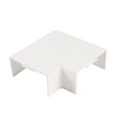 

PVC Trunking Cable Raceway Adapter Flat Angle Shaped 2 Ways 80mm x 40mm