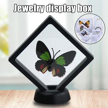 

3D Jewelry Display Show Case Floating Albums Frame Holder Transparent Display Box DTT88