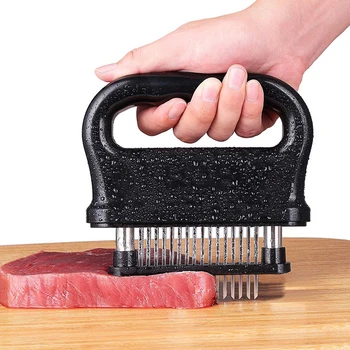 

Meat Tenderizer Ultra Sharp Needle Stainless Steel Blades Kitchen Tool for Steak Pork Beef Fish Tenderness Cookware