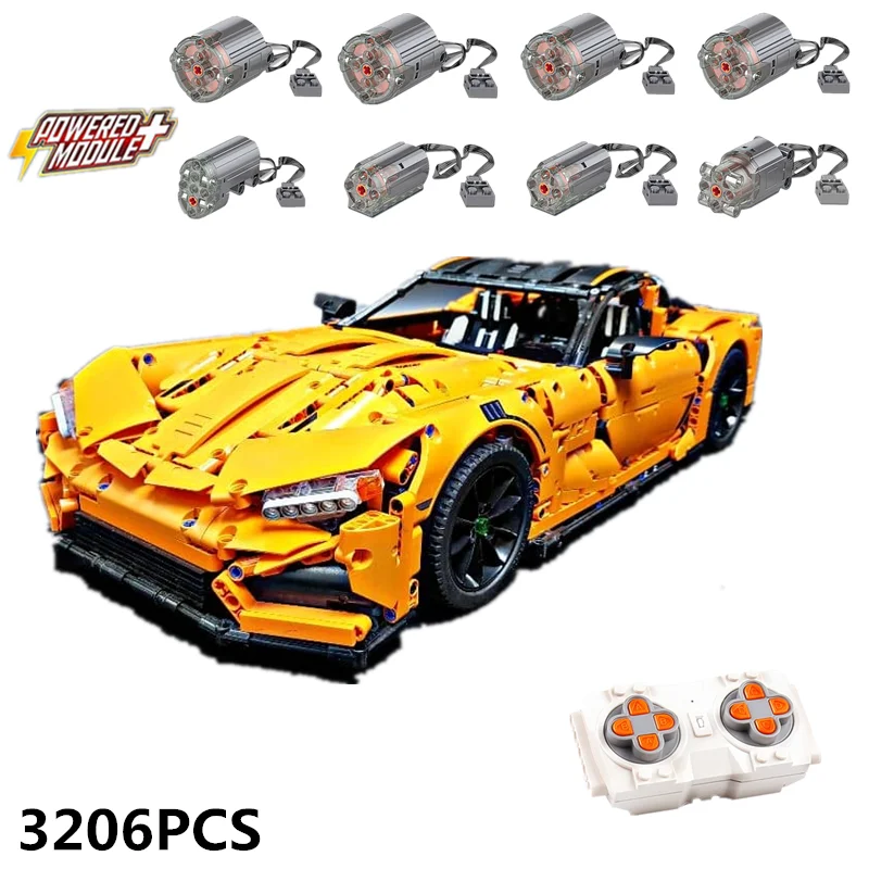 Новая технология Legoins строительный блок moc 43401 JMT propa GTD спортивный автомобиль с