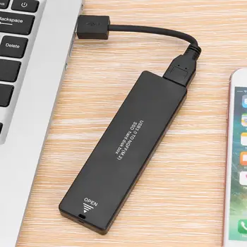 

For NGFF SATA M.2 to Type-C USB3.0 SSD HDD External Hard Drive Disk Enclosure