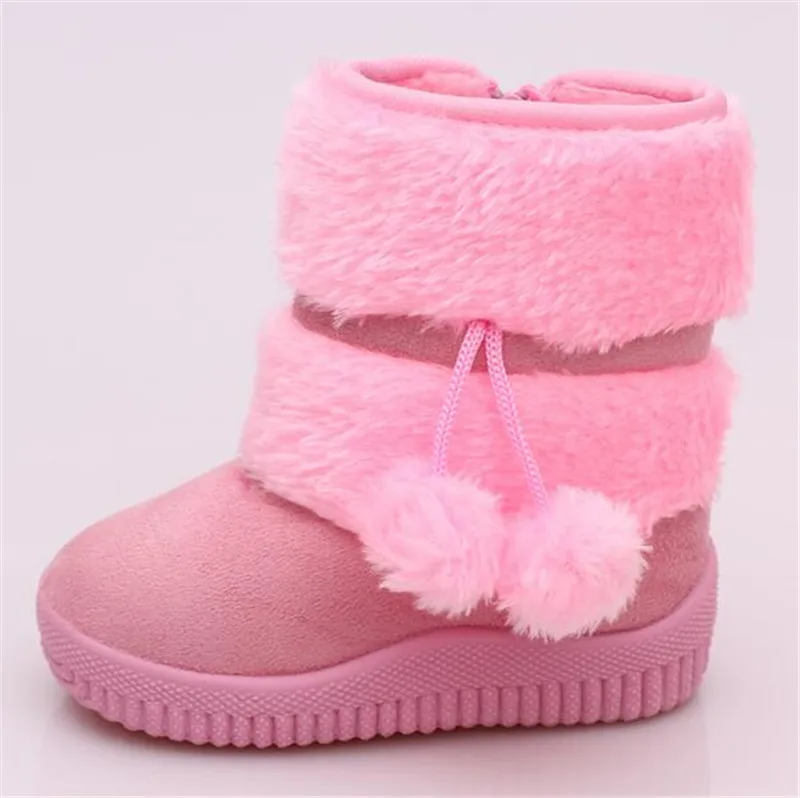 pink Weoneit/ новые детские зимние сапоги обувь для мальчиков и девочек Теплые сапоги резиновые ботинки для девочек и мальчиков - Цвет: pink
