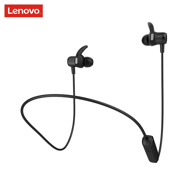 Lenovo HE16 Беспроводные спортивные стереонаушники Bluetooth 5,0 с защитой от пота, наушники с глубоким басом и микрофоном, наушники для тренировок и бега