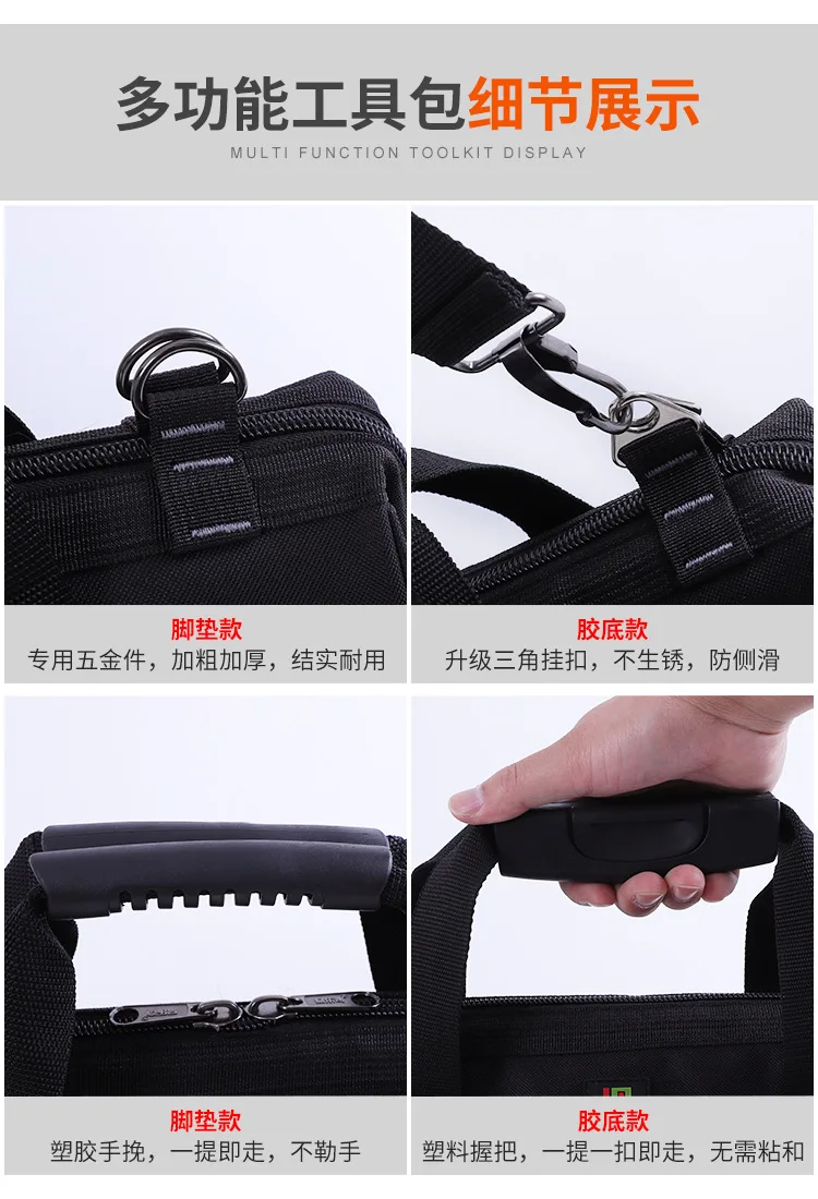 Manufacturers Direct Selling Hot Selling Hand Rubber Sole Toolkit Oxford Cloth Hardware Canvas Maintenance Toolkit Customizable