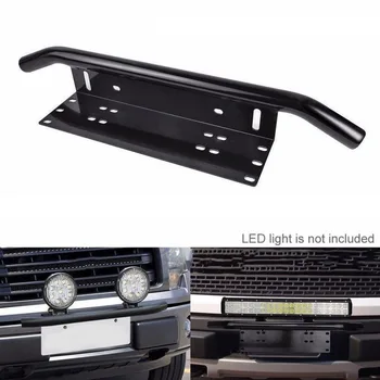 

New Easy Installation License Number Plate Frame Holder Light Bar Mount Front Bumper For Offroad Truck Vehicle Plate Bracket