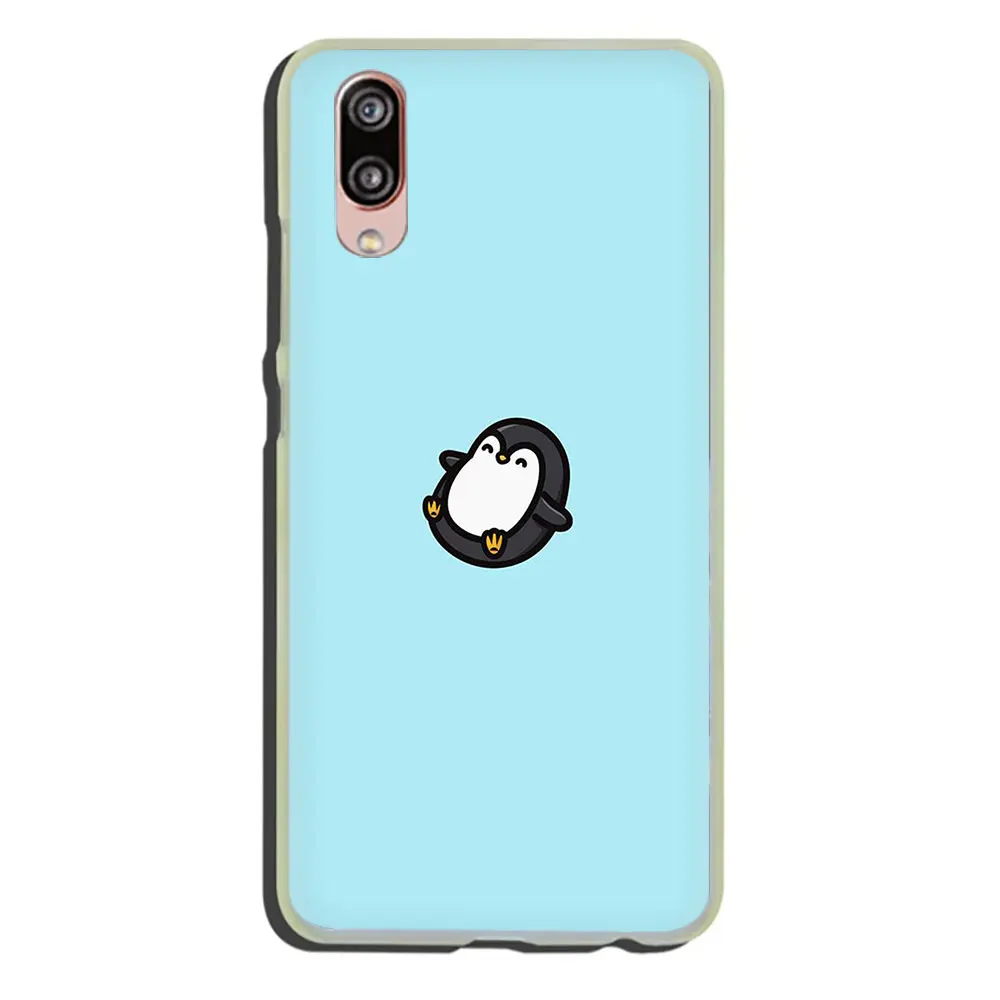 H9 Жесткий чехол для телефона с милым мультяшным пингвином для huawei P30 P20 P8 P9 P10 Lite Mini Pro P smart Plus - Цвет: H9