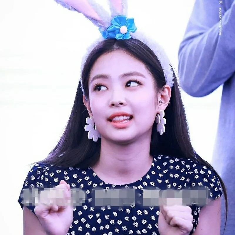 Kpop черно-розовые Дженни белые модные милые серьги для женщин в форме цветка большие серьги свежие серьги женские элегантные ювелирные изделия подарки