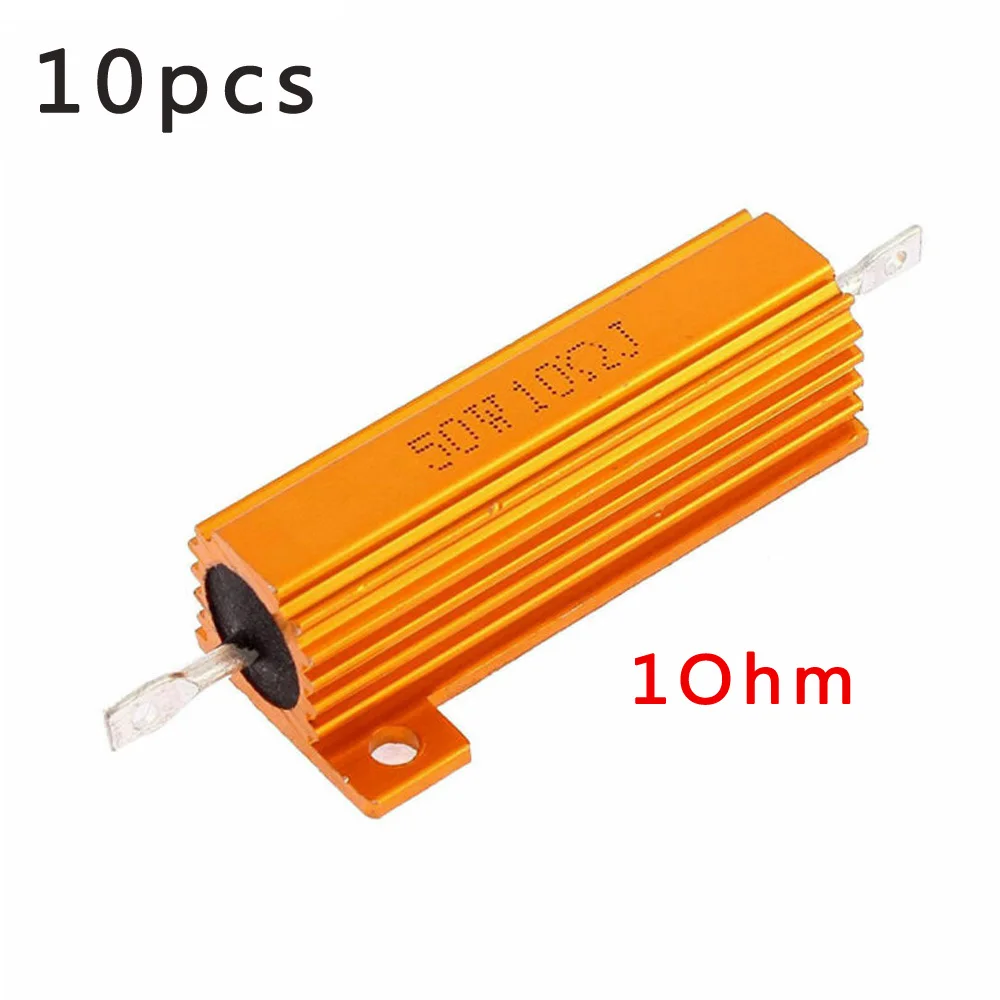 1ohm/2ohm/4ohm/8ohm 8R 200W Алюминий металлический резистор 4-ламповый усилитель тесты эквивалент нагрузки - Цвет: 1Ohm 1R