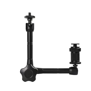 

Wholesale Super Clamp 11 Inch Adjustable Magic Articulating Arm Mount HDMI Monitor For LED Light LCD Video Camera Flash Camera