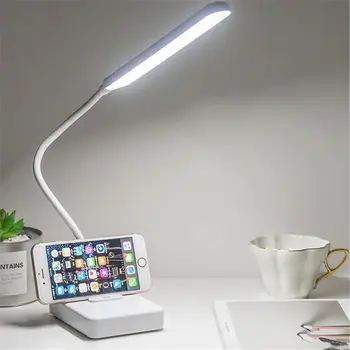 

Stepless Dimmable Desk Reading Light Foldable Rotatable Touch Switch LED Table Lamp DC 5V USB Gooseneck LED lamp for study read