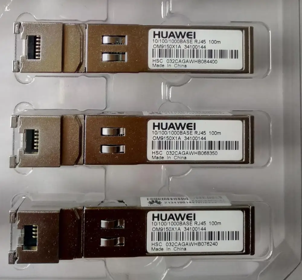 huawei электрический интерфейс оптический sfp модуль 1000BASE-T-RJ45-100m OM9150X1A 02314171