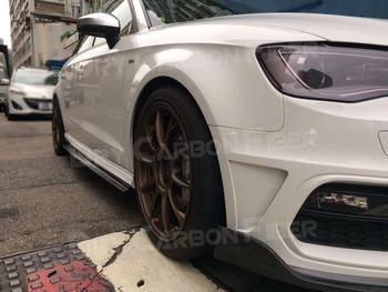 

Carbon Fiber Side Skirts car styling for Audi A3 S3 RS3 Hatchback 2017-2019