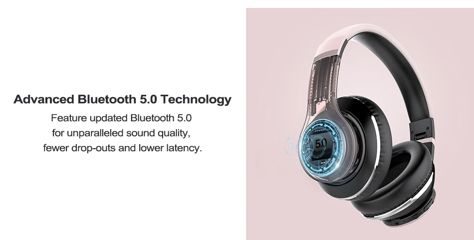 AUSDOM ANC10 новые активные Беспроводные наушники с шумоподавлением, Накладные наушники с глубоким басом, складные наушники с микрофоном, bluetooth-гарнитура для iPhone 11