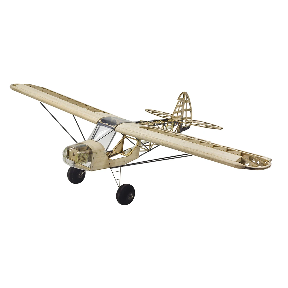 RC AirPlanes Laser Cut Balsa Wood Airplane Savage Bobber  Frame without Cover Wingspan 1000mm Balsa Wood Model Building Kit