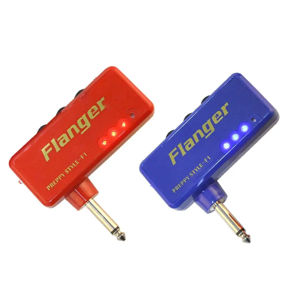 Mini Guitar Pocket AMP Headphone Output Metal Distortion AMP Simulator Effects Portable Amplifier